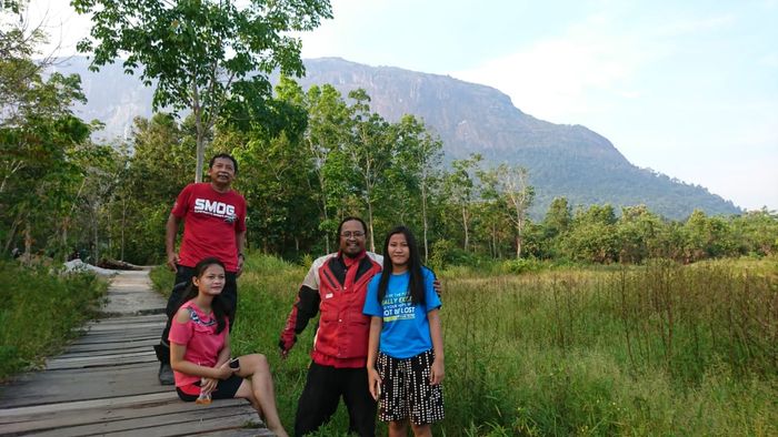 Salah satu momen dalam Ekspedisi Memotong Kalimantan