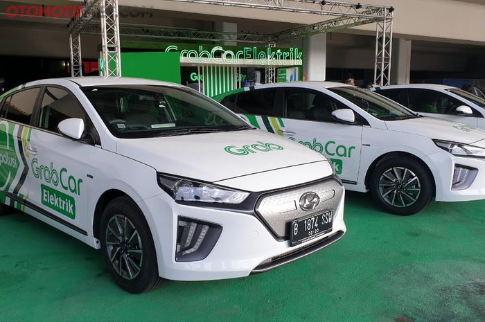 Hyundai Ioniq Jadi Armada Grabcar Elektrik Susul Blue Bird Yang Duluan Pakai Mobil Listrik Gridoto Com