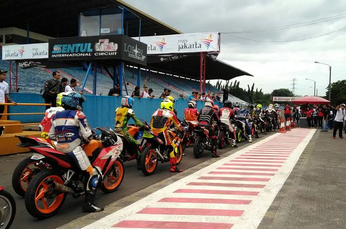 Persiapan balap Indonesia CBR Race Day