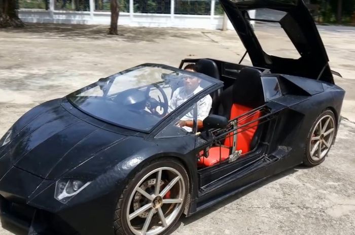 Petani menyulap motornya jadi Lamborghini Aventador