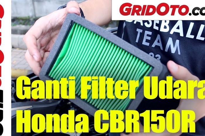 Video cara ganti filter udara Honda CBR150R