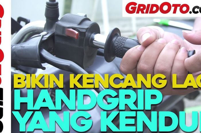 Cara bikin kencang lagi handgrip motor yang kendur