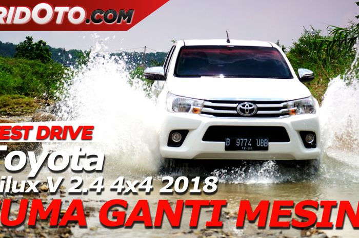 Video Test Drive Toyota Hilux telah tayang di kanal YouTube GridOto