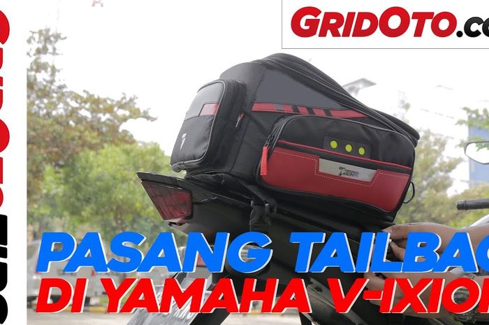 Cara pasang tail bag di Yamaha V-ixion