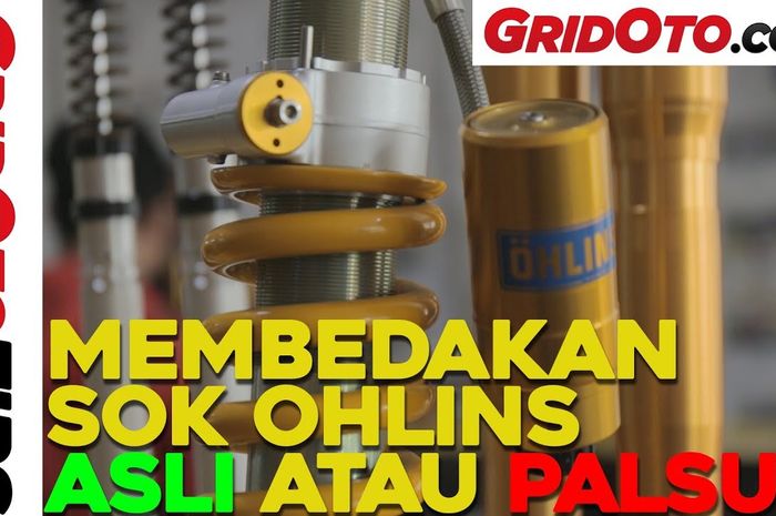 Video cara membedakan Ohlins palsu