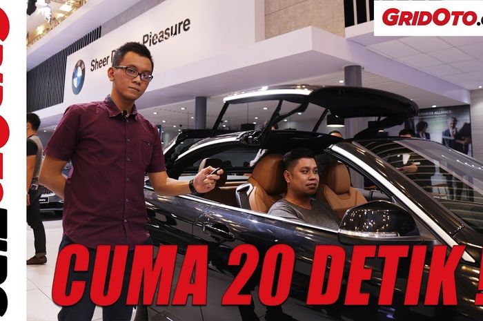Cara buka dan tutup atap BMW 430i Convertible