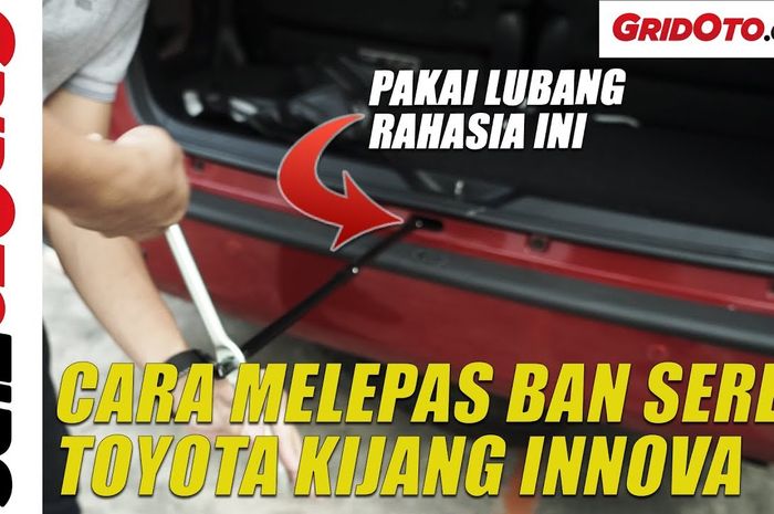 Cara Melepas Ban Serep Toyota Kijang Innova