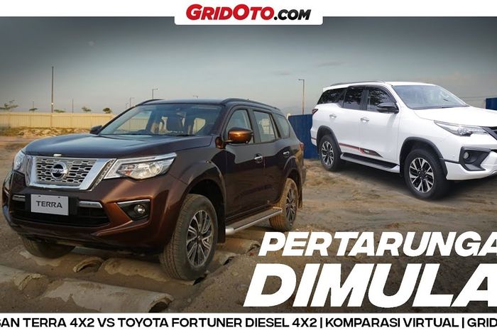 Komparasi Virtual Toyota Fortuner VRZ TRD Sportivo VS Nissan Terra VL