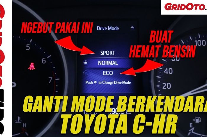 Mode berkendara Toyota C-HR