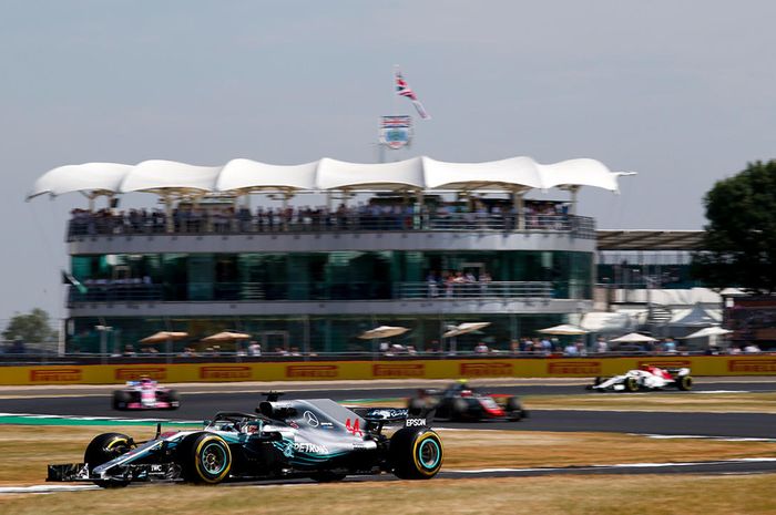 Sirkuit  Silverstone saat menggelar balap F1 Inggris 2018