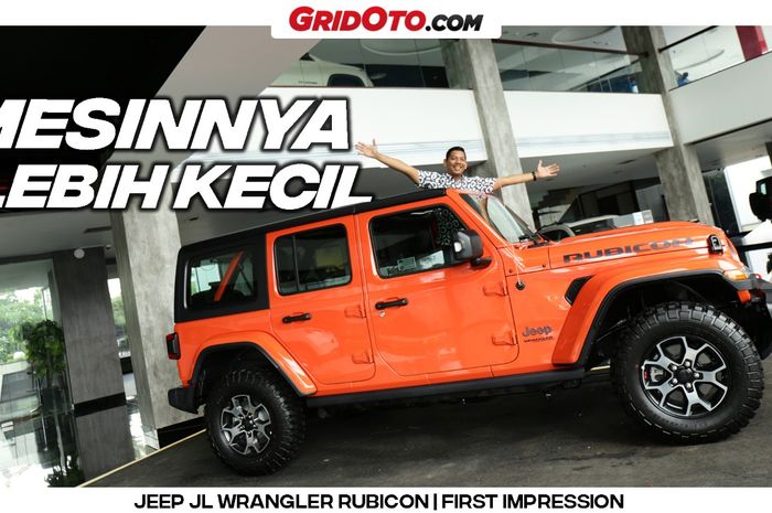 Video First Impression Jeep JL Wrangler Rubicon sudah tayang di kanal YouTube GridOto 