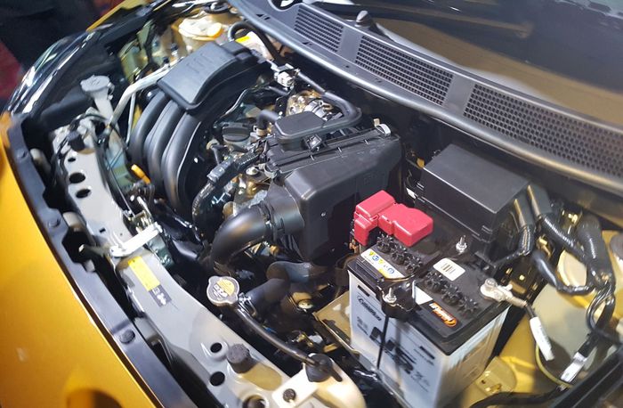 Datsun Cross mengunakan mesin 3 silinder, mirip dengan mobil LCGC Datsun Go+ dan Go Panca