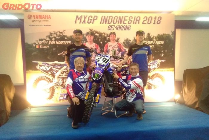 Acara Yamaha Indonesia Techician Grand Prix yang dihadiri pembalap MXGP, Jeremy Van Horebeek dan Romain Febvre serta petinggi Yamaha Indonesia