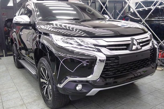 Mitsubishi Pajero Sport selesai coating autodetailing di Topcoat Indonesia