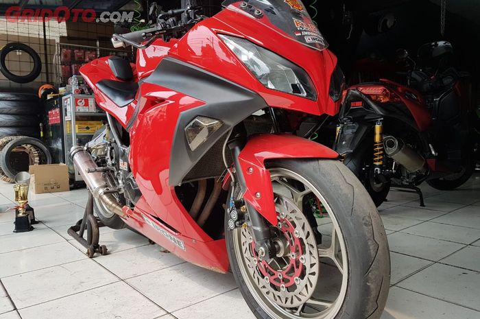 Stroke up Kawasaki Ninja 250 jadi 300 cc tanpa ubah blok silinder