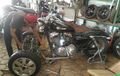 Bengkel di Solo Modif H-D Sportster Jadi Beroda Tiga, Ini Prosesnya!