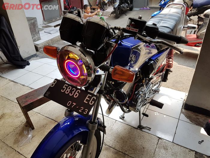 Yamaha RX-King mau pasang lampu HID harus ganti spul yang lilitannya lebih banyak