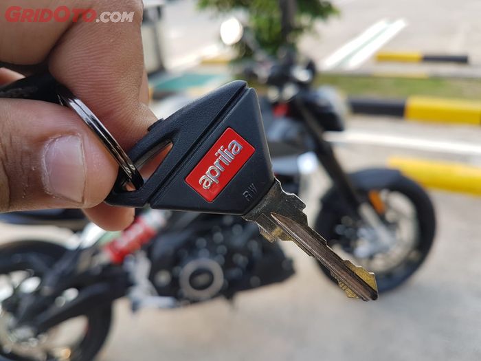 Kunci Aprilia Shiver 900 sudah pakai Immobilizer