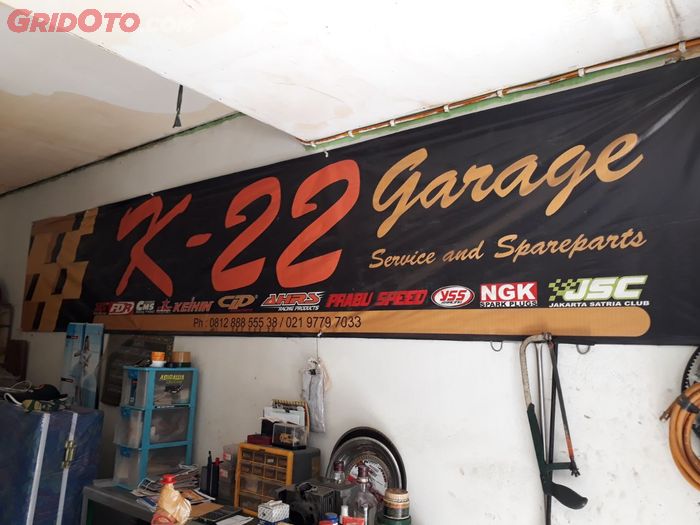 K-22 garage spesialis suzuki satria 120