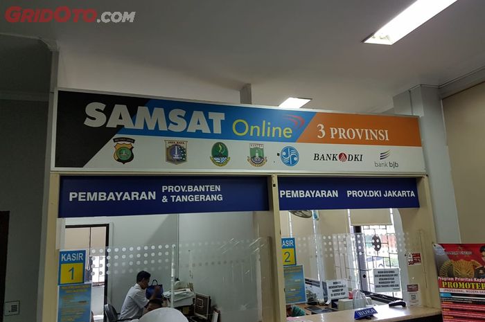 Ilustrasi kantor  Samsat Online