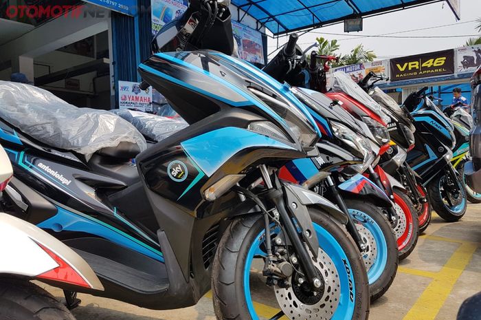 Yamaha Aerox 155 hasil dari Harapan Motor Painting Shop