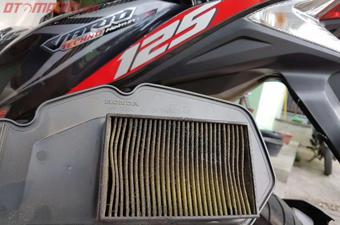 Filter udara penyebab motor tarikanya tersendat