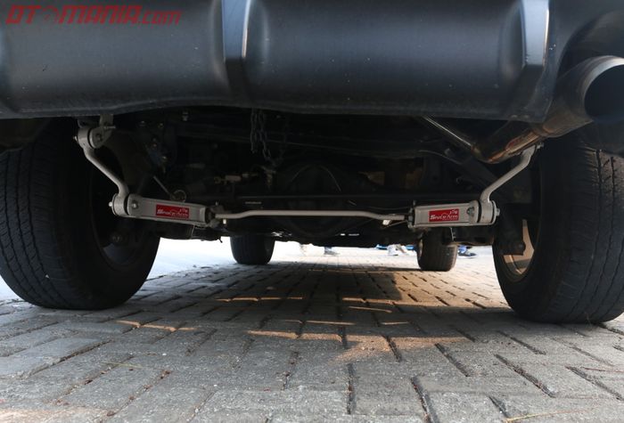 Ilustrasi stabilizer di kaki-kaki belakang