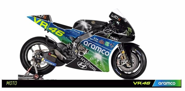 Masih belum jelas, tim MotoGP milik Valentino Rossi yang bernama Aramco Racing Team VR46 ini akan pakai motor apa di MotoGP 2022