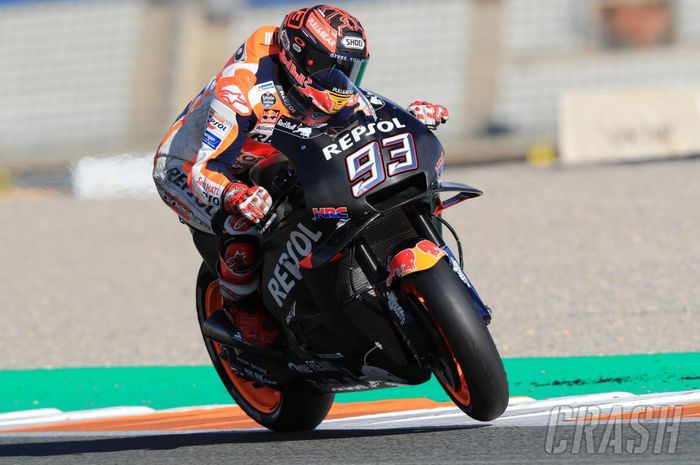 Motor Marc Marquez warna hitam sudah muncul di tes MotoGP Catalunya Juni 2018