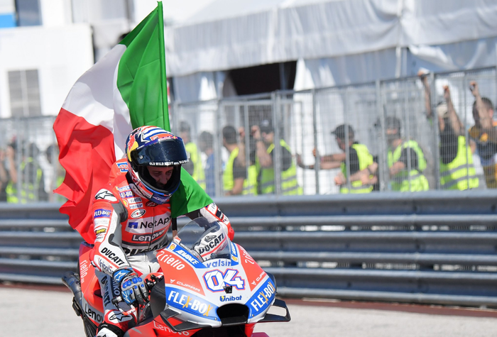 Andrea Dovizioso juara MotoGP San Marino