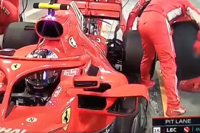 Kejadiaan nahas saat Kimi Raikkonen melakukan pit stop