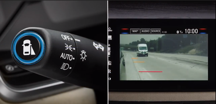 Tombol untuk mengaktifkan Lanewatch