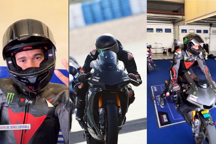 Lewis Hamilton Yamaha r1