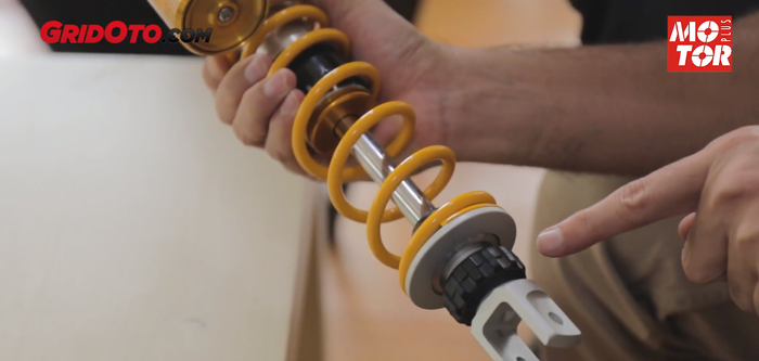 Setelan rebound di sok Ohlins