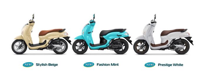 Tiga tipe Honda Scoopy