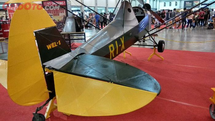 Pesawat RI-X WEL-1 dalam acara Kustomfest 2018 