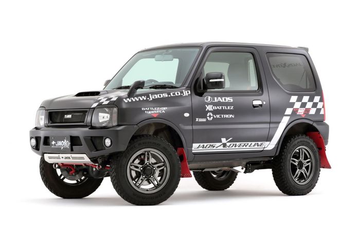 Modifikasi Suzuki Jimny Wide tampil gagah beraura rally usai dipoles Jaos, Jepang