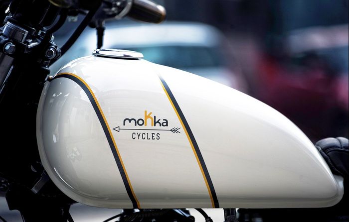 Suzuki GN250 custom tracker dari Mokka Cycles