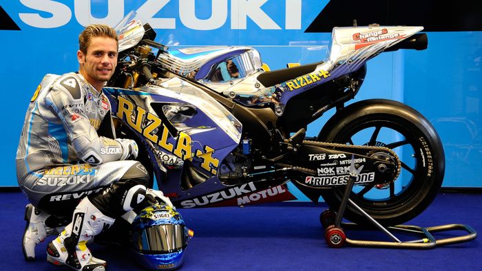 Ravalo Bautista saat masih bersama Rizla Suzuki, tim tempatnya mengawali karir di MotoGP