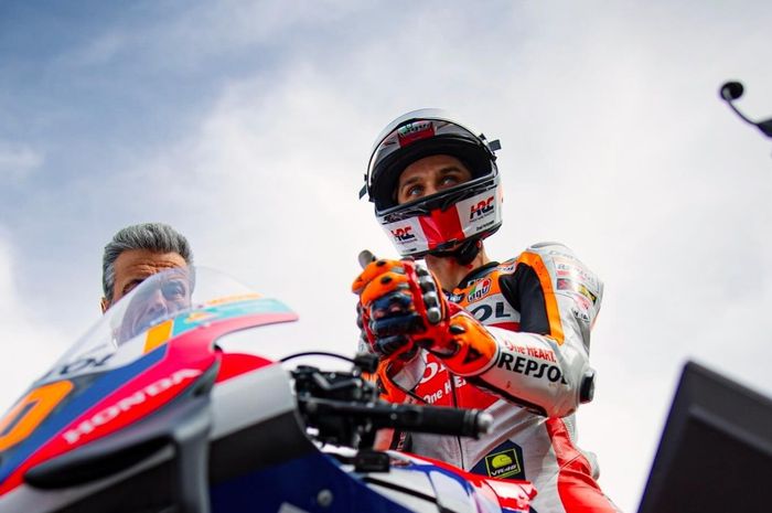Luca Marini masih belum bisa tampil memuaskan bersama tim Repsol Honda