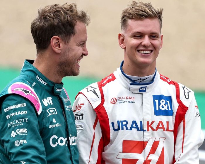 Mick Schumacher sedih karena berpisah dengan Sebastian Vettel yang sudah dianggap sebagai mentor di F1