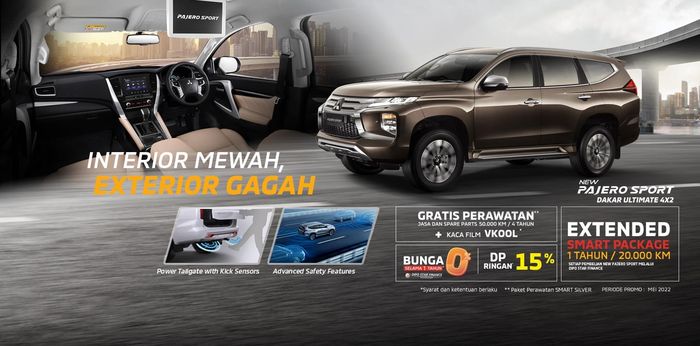 Di bulan Mei 2022 ini PT Mitsubishi Motors Krama Yudha Sales Indonesia (MMKSI) menyuntik promo hampir semua line up yang mereka jual