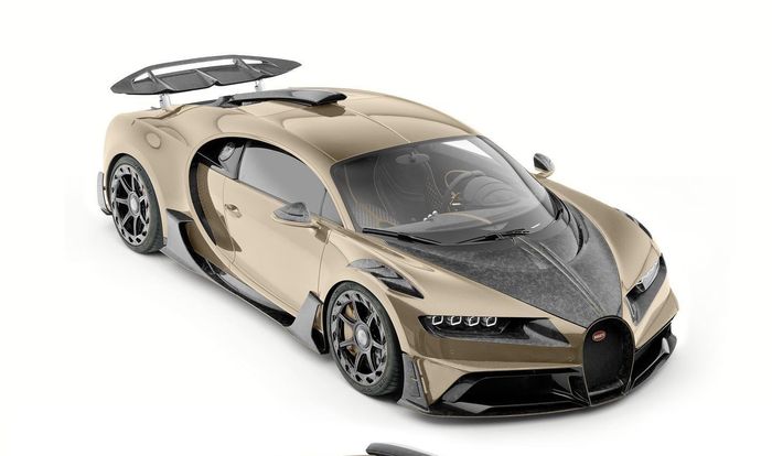 Eksterior modifikasi Bugatti Chiron garapan Mansory dikemas lebih mencolok