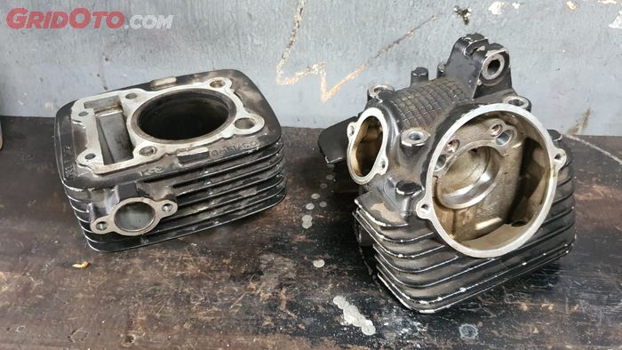 Blok silinder bawaan Kawasaki kLX 150 bisa dikorter sampai 61,5 mm, lebih dari itu membuat liner jadi tipis dan rawan overheat