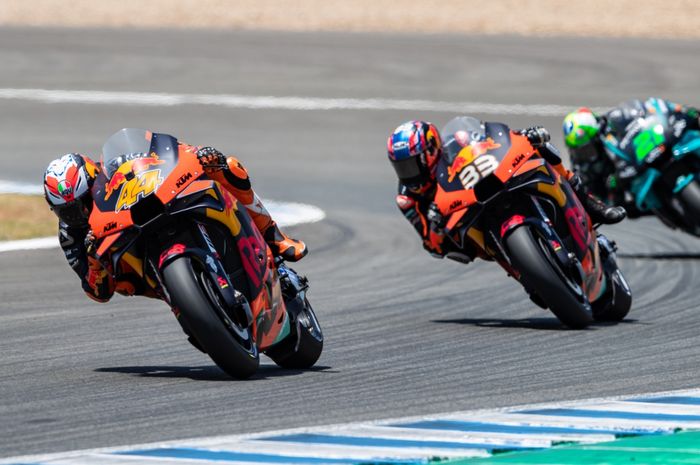 Pol Espargaro (#44) hanya terpaut 0,9 detik dari posisi podium terakhir MotoGP Spanyol 2020