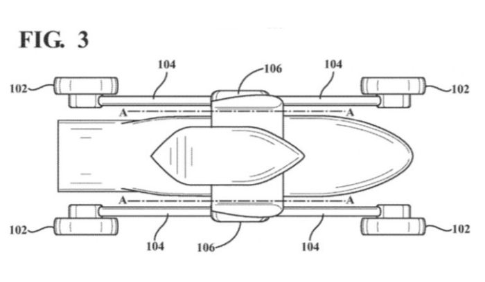 Paten mobil terbang Toyota