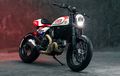 Ducati Scrambler Dipaksa Jadi Tracker, Livery-nya Lorenzo Banget