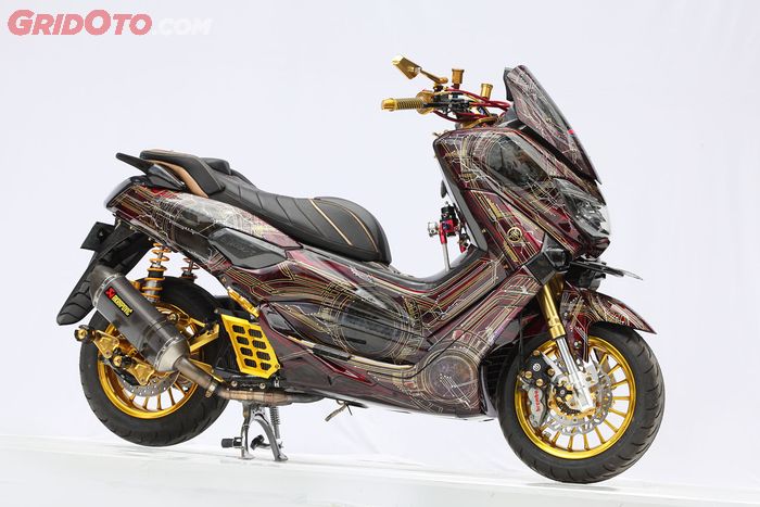 Yamaha NMAX berbalut airbrush sabet gelar master Customaxi Yamaha 2018 Yogyakarta