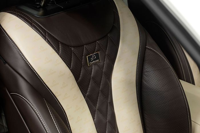 Jok Mercedes-Benz S-Class lapis emas