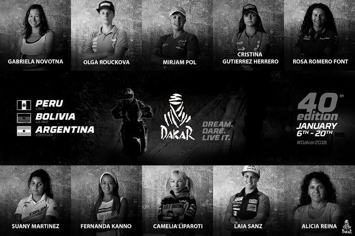 Para wanita tangguh di Reli Dakar 2018